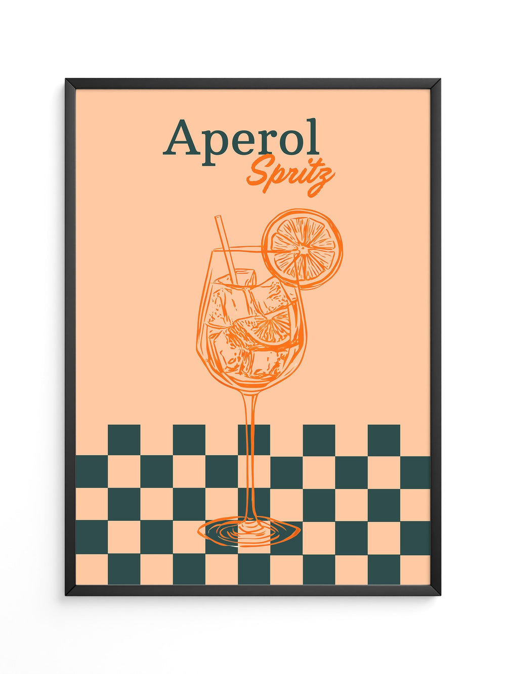 Aperol Spritz Grafik Retro