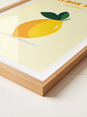 Zitrone Gelb minimalistisch
