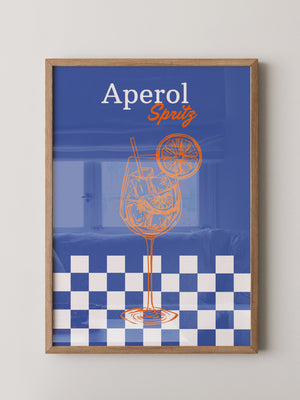 Aperol Spritz Blau Orange