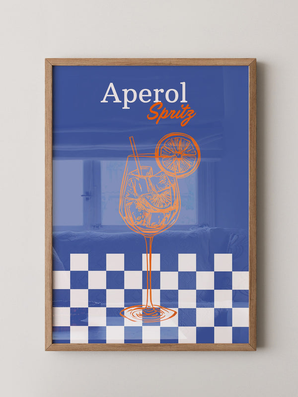 Aperol Spritz Blau Orange