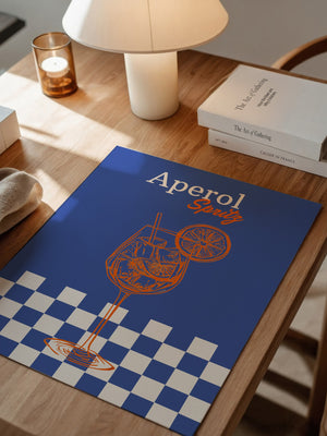 Aperol Spritz Blau Orange