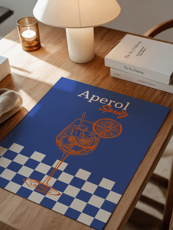 Aperol Spritz Blau Orange