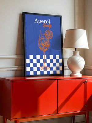 Aperol Spritz Blau Orange