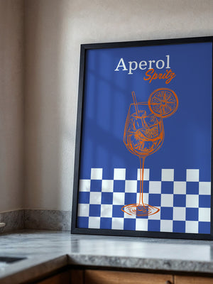 Aperol Spritz Blau Orange