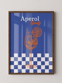 Aperol Spritz Blau Orange