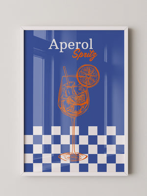 Aperol Spritz Blau Orange