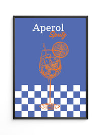 Aperol Spritz Blau Orange