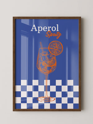 Aperol Spritz Blau Orange