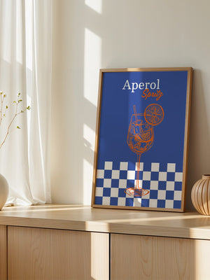 Aperol Spritz Blau Orange