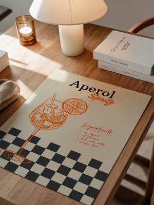Aperol Spritz Retro Illustration