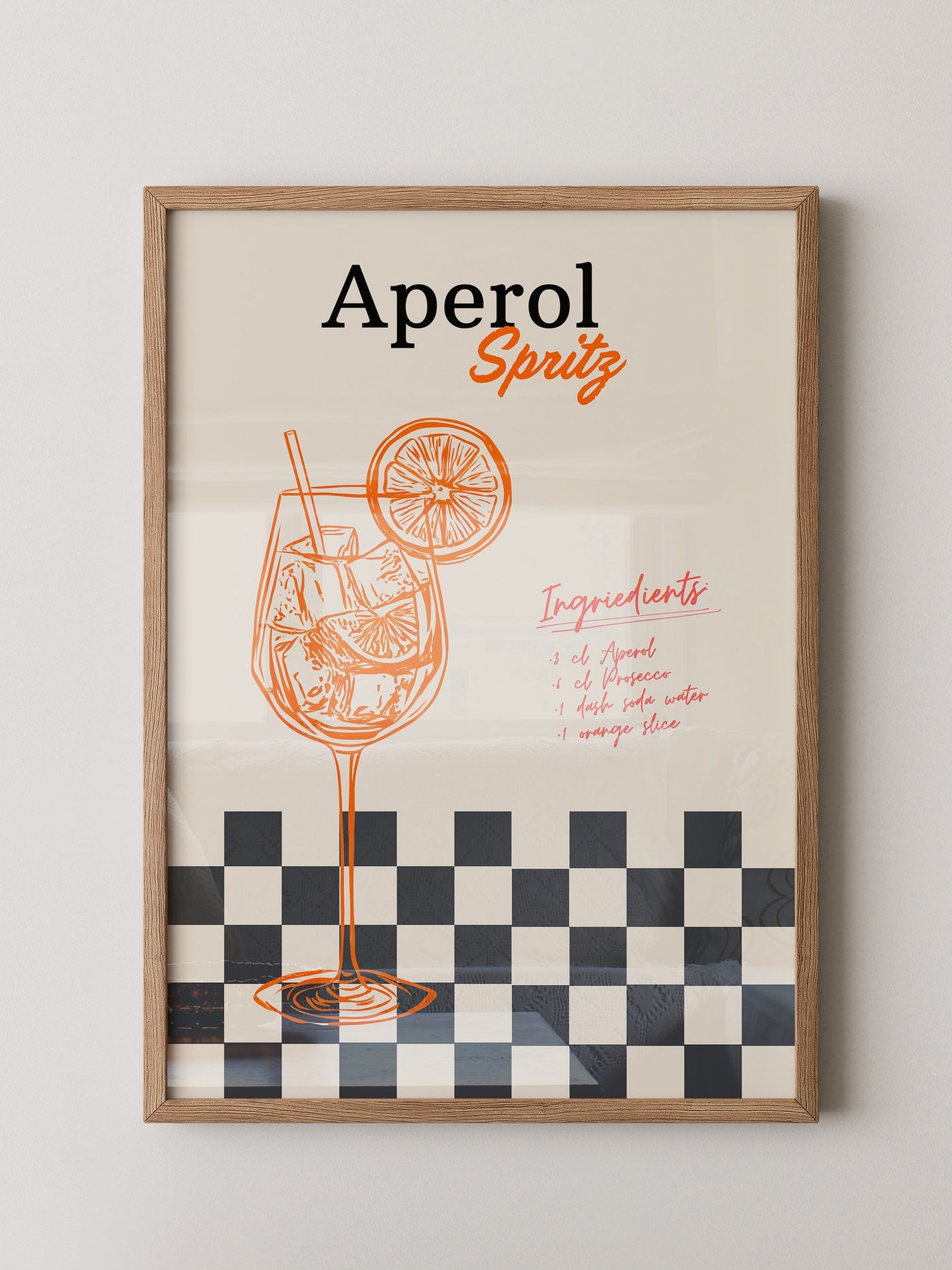 Aperol Spritz Retro Illustration
