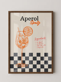 Aperol Spritz Retro Illustration
