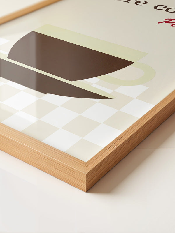 Kaffeetasse Text Retro-Design