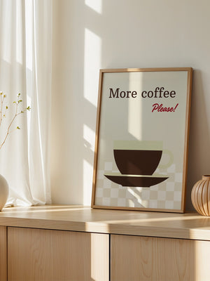Kaffeetasse Text Retro-Design