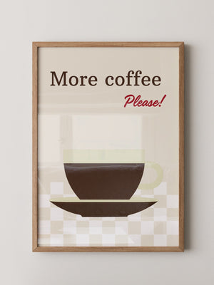 Kaffeetasse Text Retro-Design