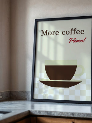 Kaffeetasse Text Retro-Design