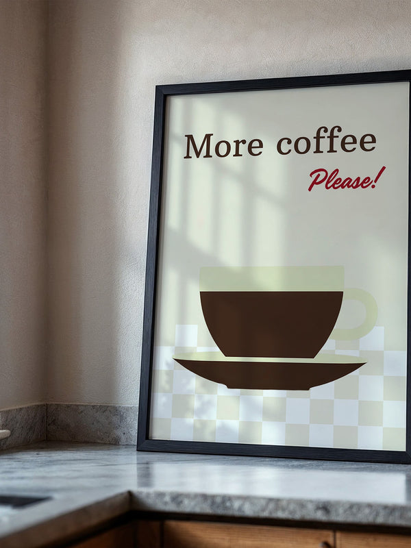 Kaffeetasse Text Retro-Design