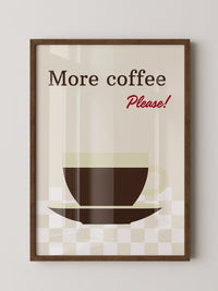 Kaffeetasse Text Retro-Design