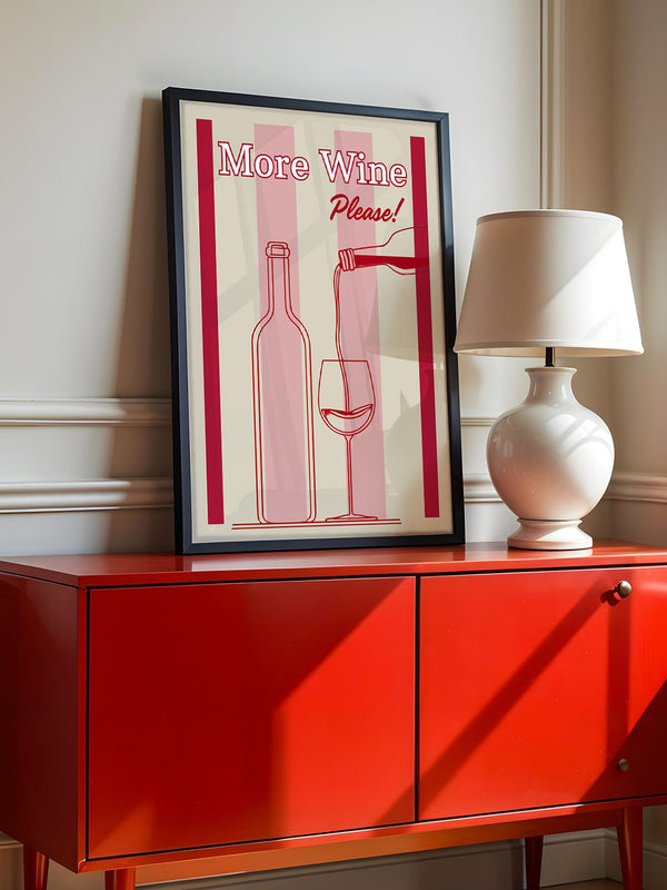 Weinflasche Glasskizze Rot