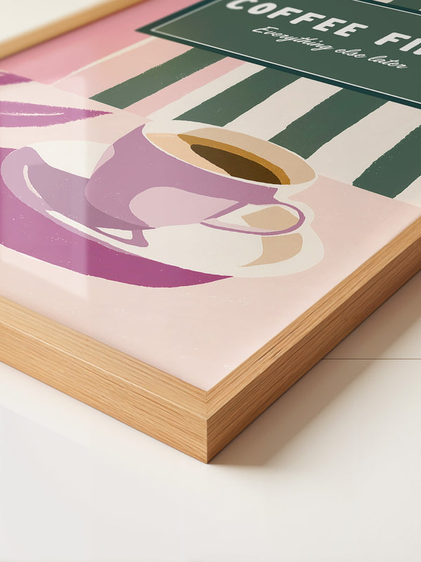 Kaffeetasse Retro Pastell
