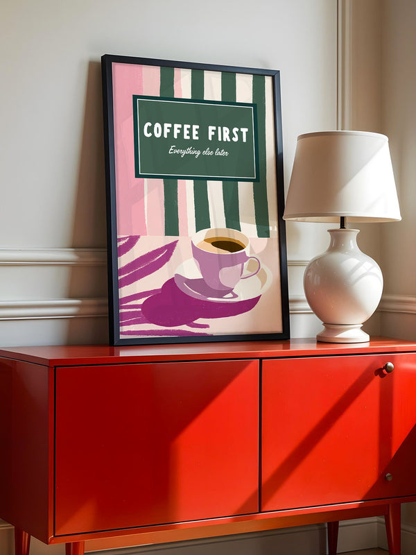 Kaffeetasse Retro Pastell