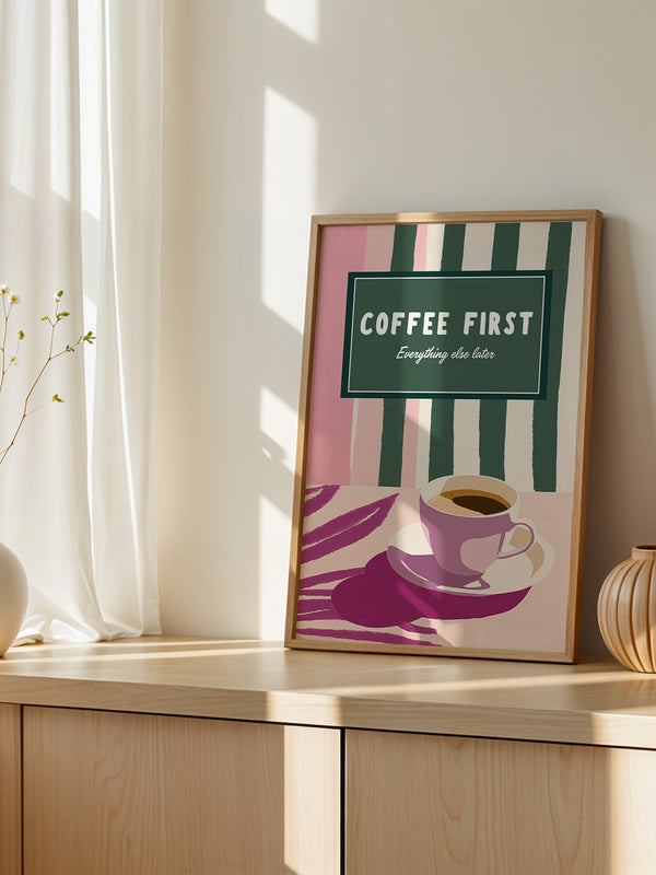 Kaffeetasse Retro Pastell