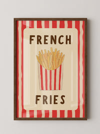 Pommes Streifen Stil