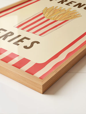 Pommes Streifen Stil