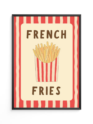 Pommes Streifen Stil