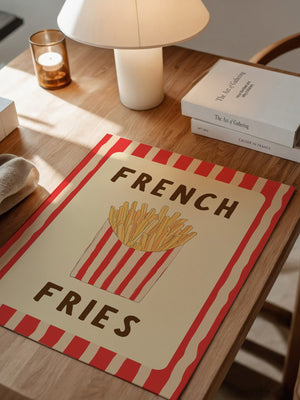 Pommes Streifen Stil