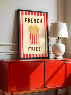 Pommes Streifen Stil