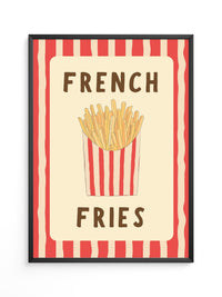Pommes Streifen Stil