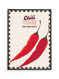 Rote Chili Schoten Illustration
