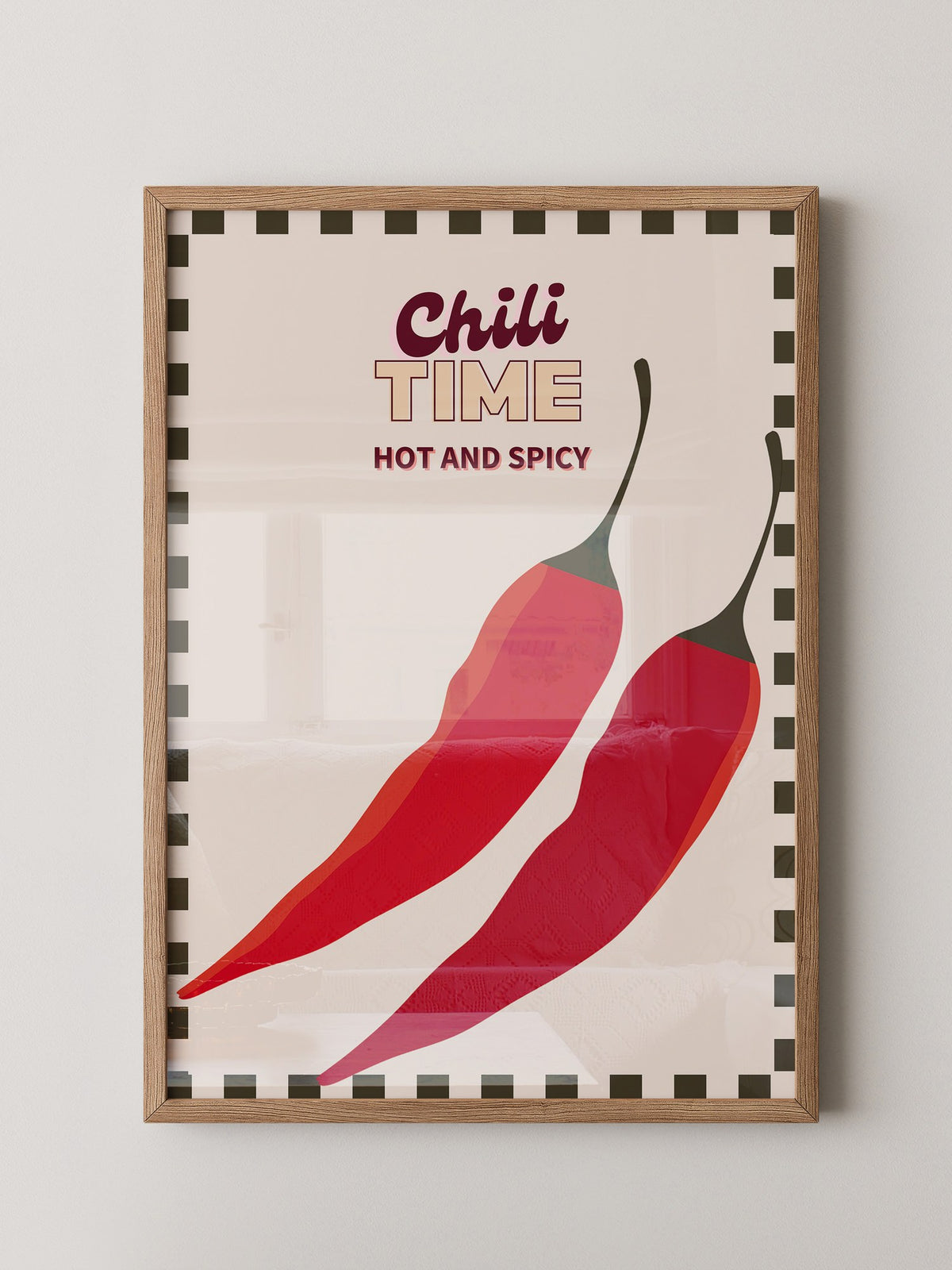 Rote Chili Schoten Illustration