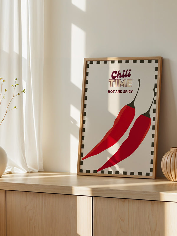 Rote Chili Schoten Illustration