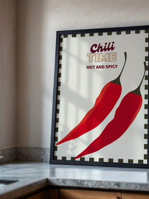 Rote Chili Schoten Illustration