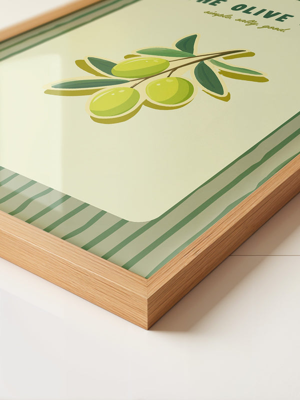 Olivenzweige Vintage Stil