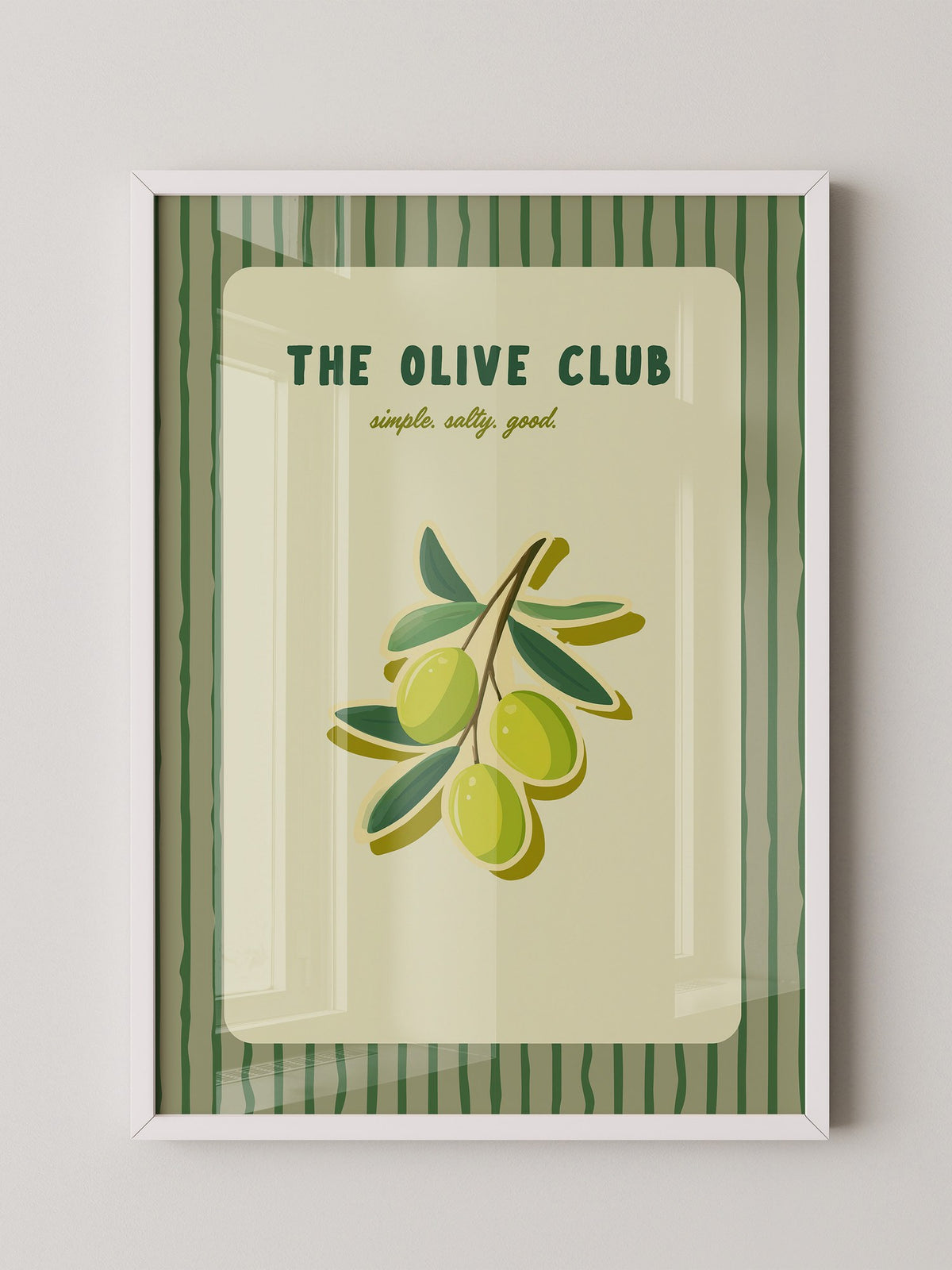 Olivenzweige Vintage Stil