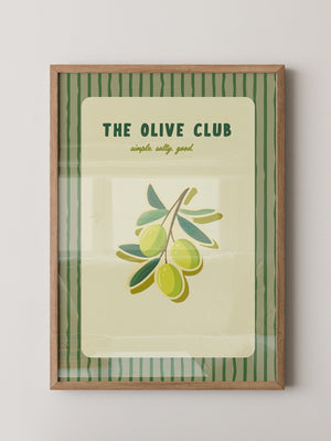 Olivenzweige Vintage Stil