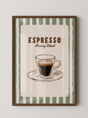 Espresso Tasse Skizzenstil