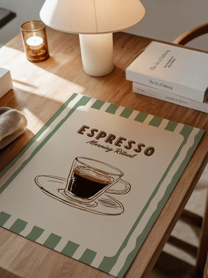 Espresso Tasse Skizzenstil