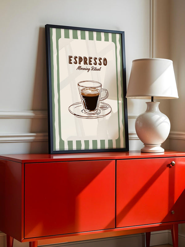 Espresso Tasse Skizzenstil