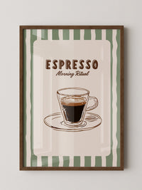 Espresso Tasse Skizzenstil