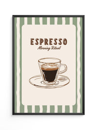 Espresso Tasse Skizzenstil