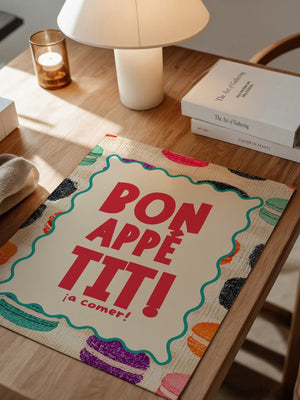 Bunte Macarons Skizzenstil