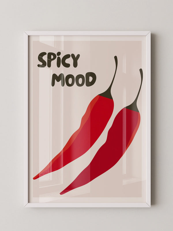 Chilischoten Grafik Rot