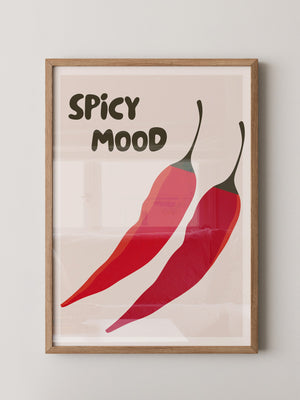 Chilischoten Grafik Rot