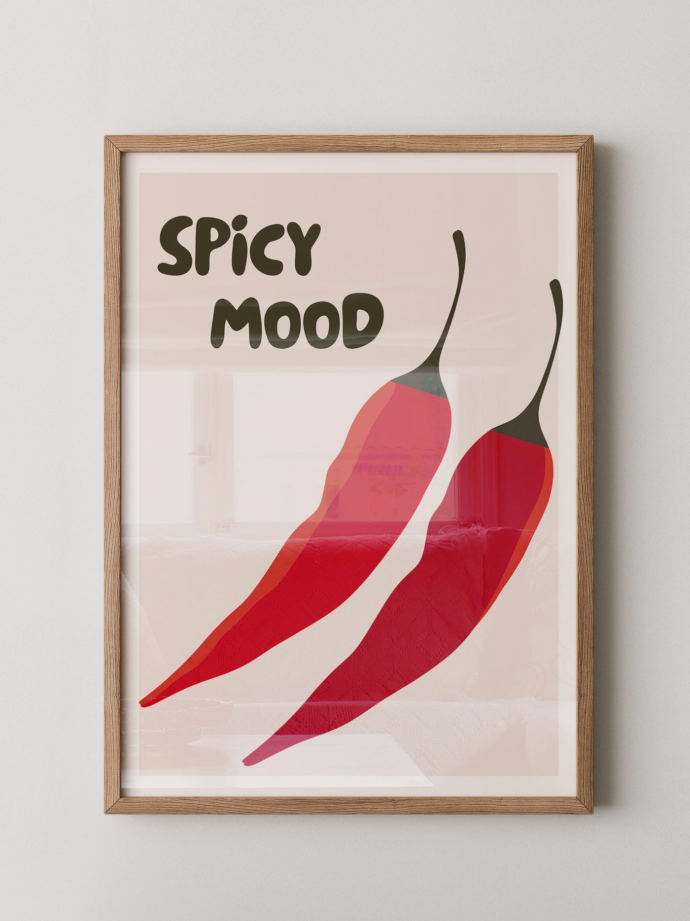 Chilischoten Grafik Rot