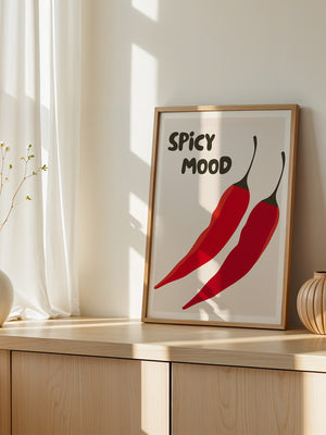 Chilischoten Grafik Rot