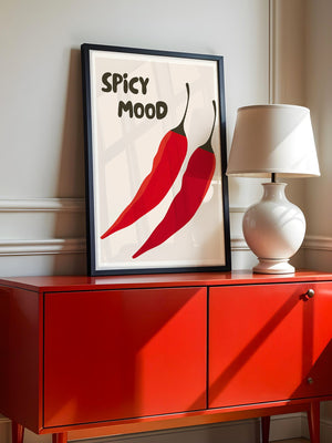 Chilischoten Grafik Rot